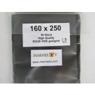 Vacuumzakken  16x25 cm 50 stuk transparant-zwart