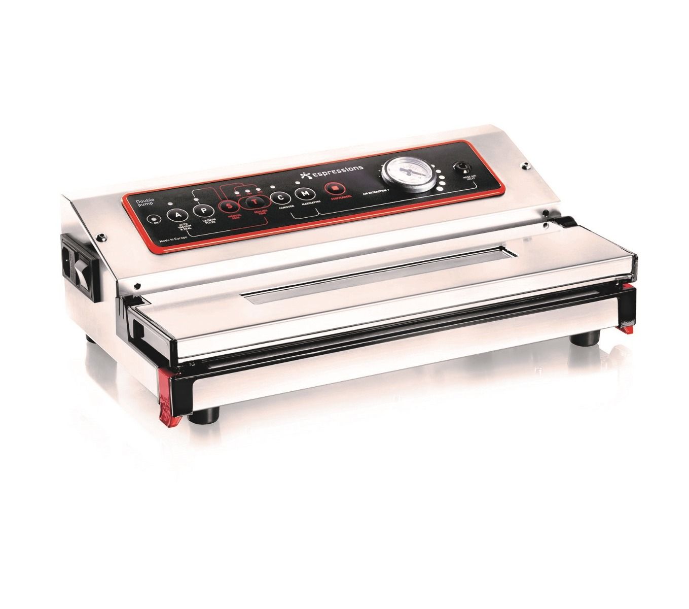 Espressions Vacu Pro 30 Magic Vac professionele Vacuumsealer met 50 marmelot zakken en 2 rollen